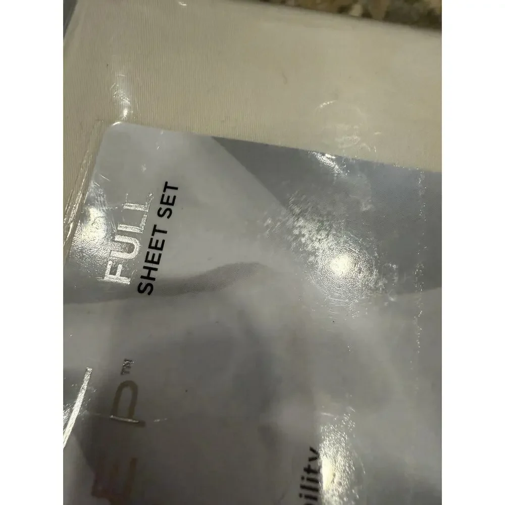 Serene Sleep Ivory 1000 Thread Count 4-Pc. Sheet Set Full NWT $160
